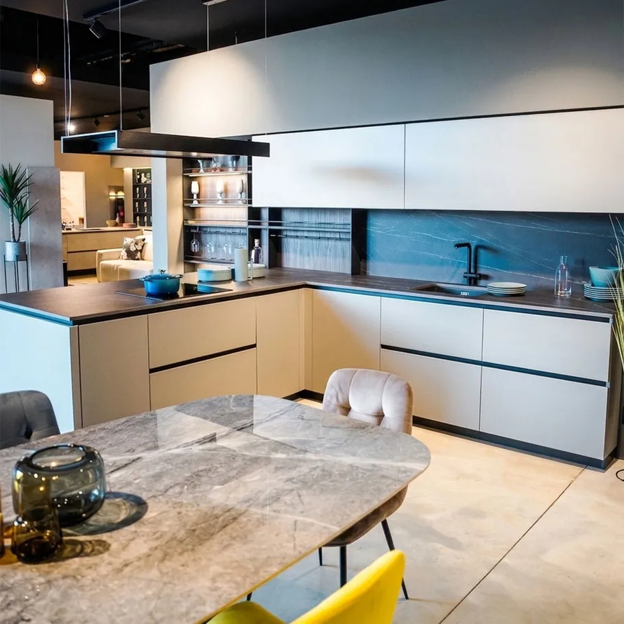 Cucina Moderna TREND LACCATO GRIGIO di Forma Cucine