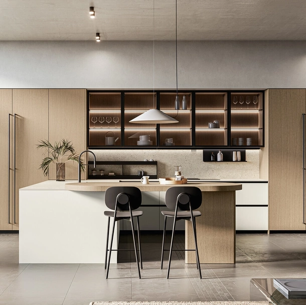 Cucina Moderna Classica noce di Arredo3