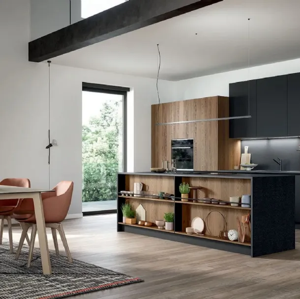 Cucina Moderna Grigio cemento di Forma Cucine