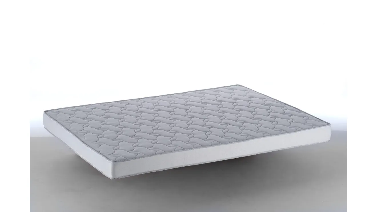 Materasso Comodo H13 in poliuretano con fodera con piano superiore trapuntato non sfoderabile di Family Bedding