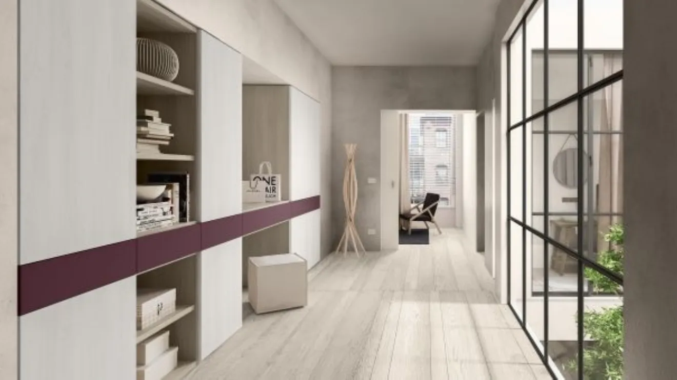 Armadio RD102 Easy con ante battenti di Marka Total Living