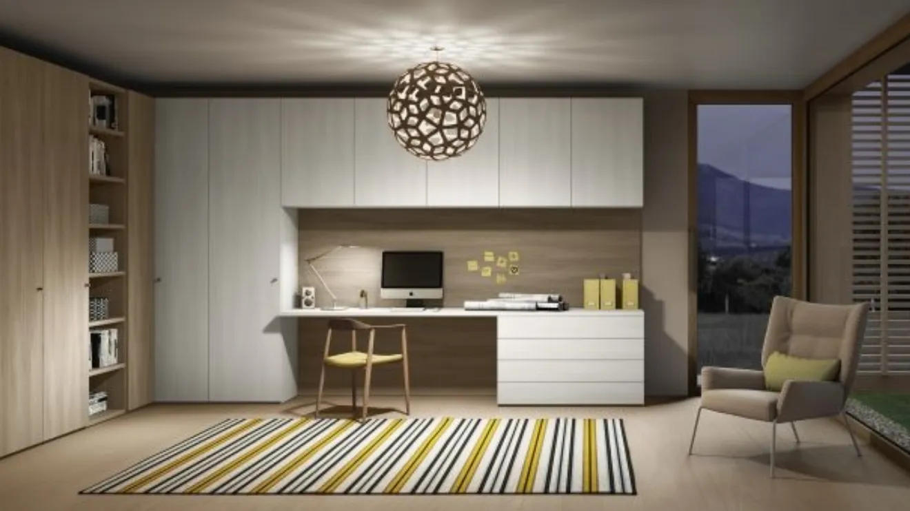 Armadio RD111 Easy a ponte con ante battenti di Marka Total Living