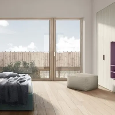 Armadio RD113 Easy con ante battenti di Marka Total Living
