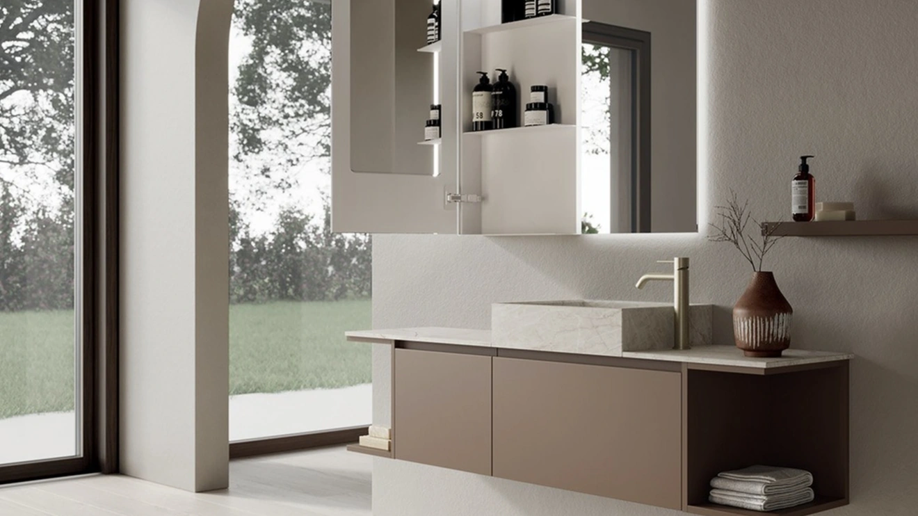 Mobile da Bagno sospeso INK NK006 di Compab