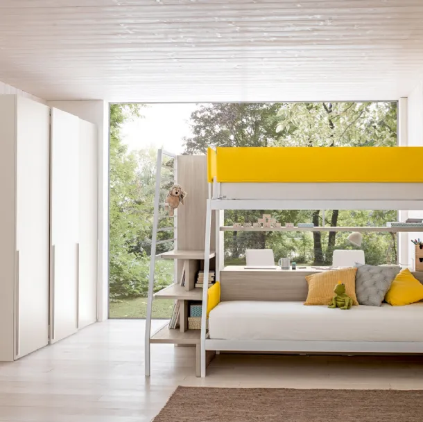 Camera con letto a castello Room155 di Zg Mobili