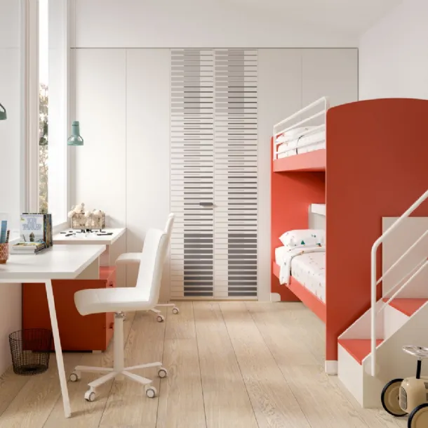 Camera con letto a castello Room161 di Zg Mobili