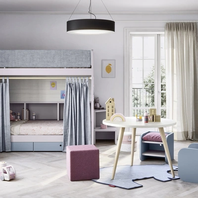 Cameretta con letti a castello Ergo di Nidi