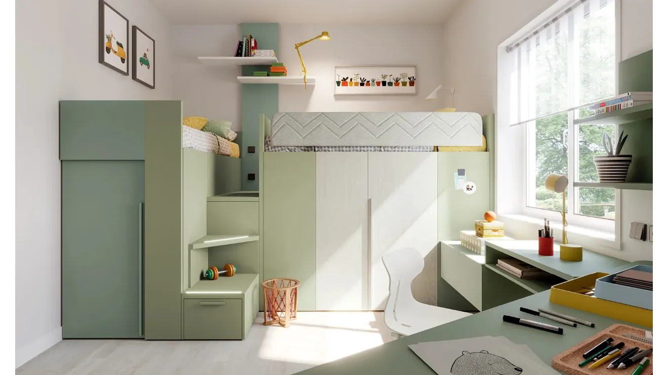 Cameretta Layout 10B di Doimo Cityline