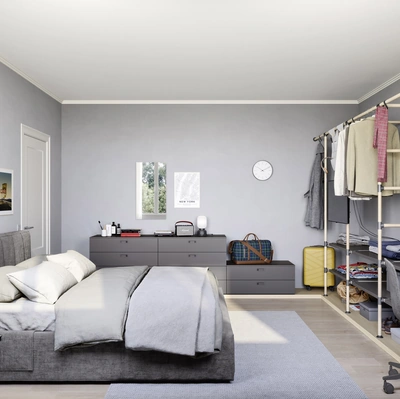 Cameretta componibile con letto matrimoniale Swell di Nidi