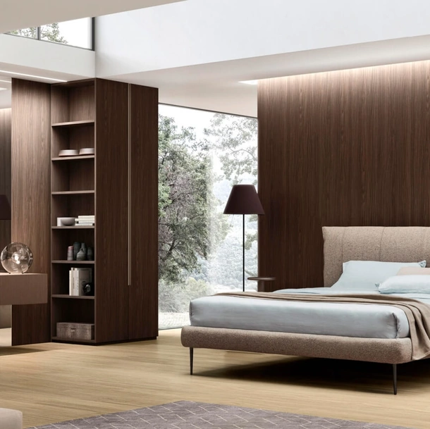 Letto imbottito Alby di Maronese
