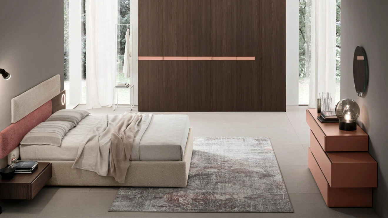 Letto Bumpy Imbottito di Maronese