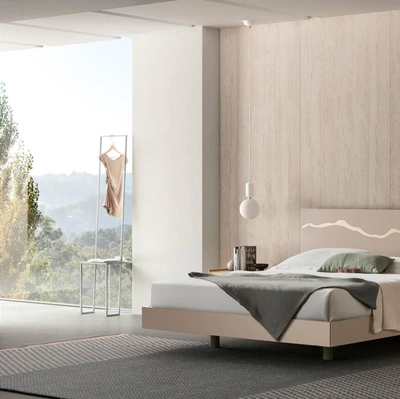 Letto Flash con testiera di Maronese