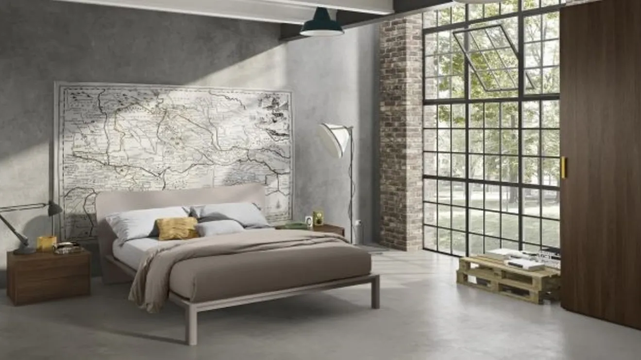 Letto RK103 Boss in legno di Marka Total Living