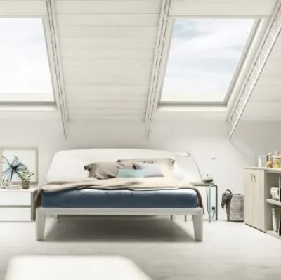 Letto RK104 Link in legno di Marka Total Living