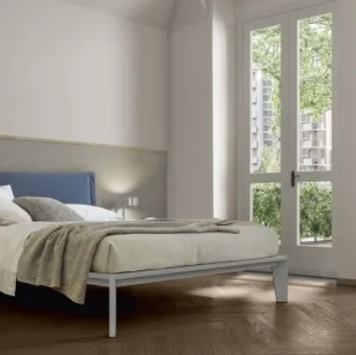 Letto RK503 Harley imbottito di Marka Total Living