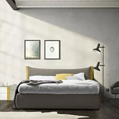 Letto RK506 Magis con testiera imbottita di Marka Total Living
