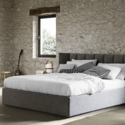Letto RK510 Vogue con testiera modificabile di Marka Total Living