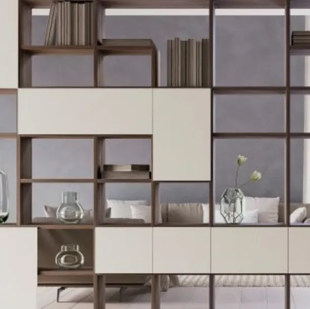 Libreria M-03 in legno di Marka Total Living