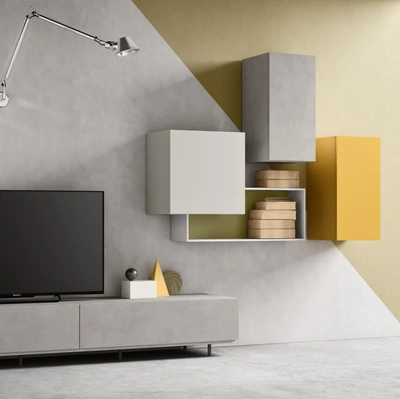 Mobile Porta Tv con piedini sm 2370 di Maronese