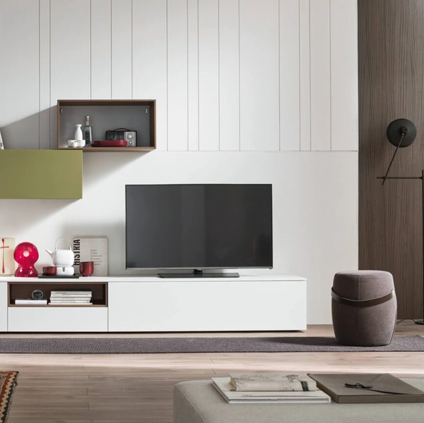 Parete Attrezzata Seta Comp SU2206 di Maronese