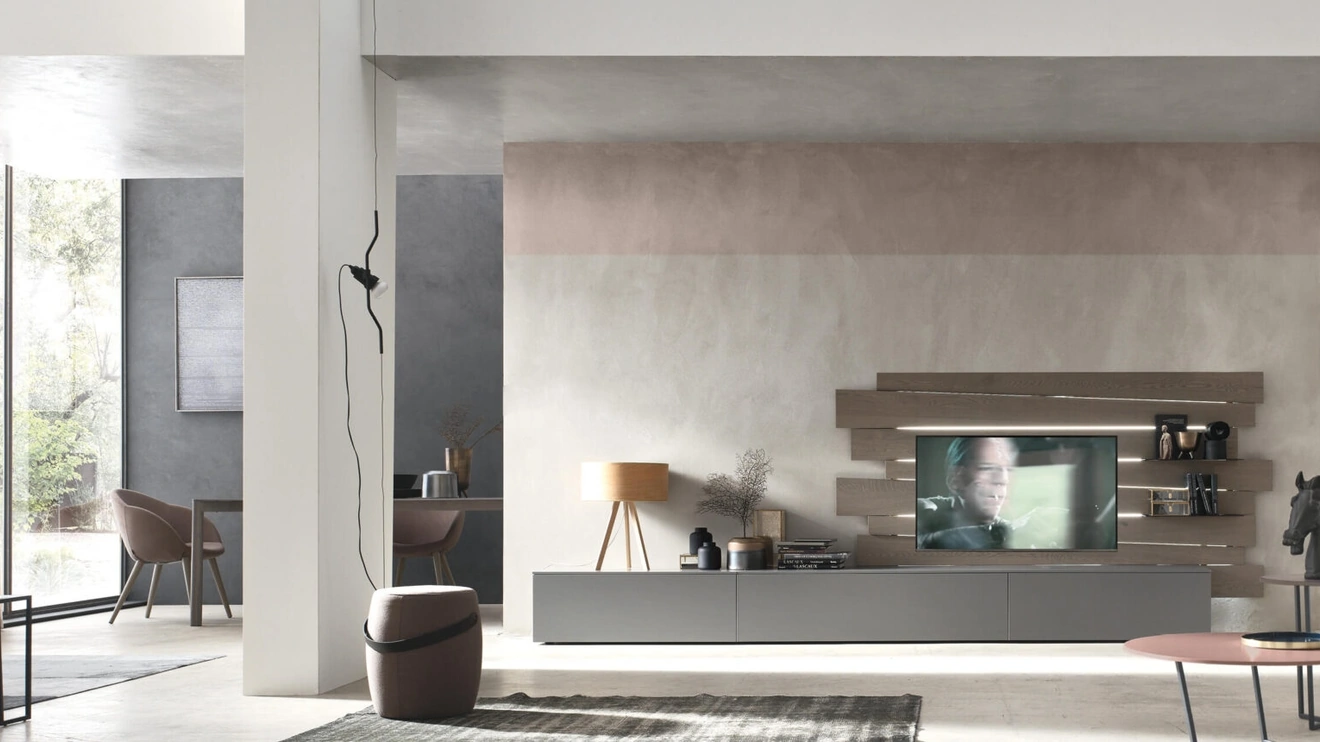 Parete Attrezzata Seta Scuderia Comp SA2223 di Maronese