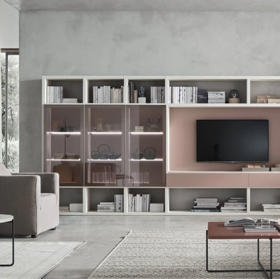 Parete Attrezzata Sistema Spalla Comp SA2202 di Maronese