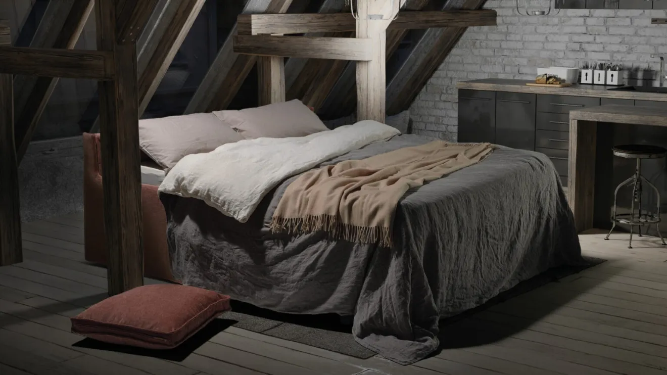 Divano con letto matrimoniale Charlie di Family Bedding