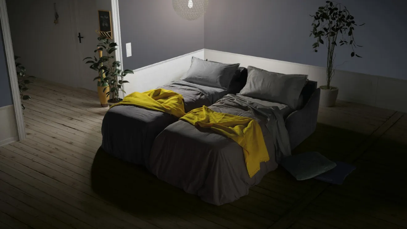 Divano con letto doppio Wave di Family Bedding