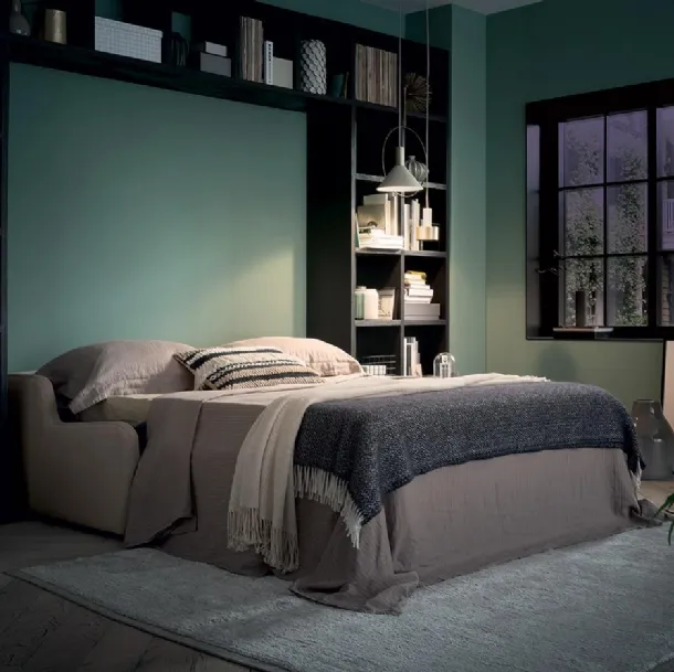 Divano Letto in tessuto Zack di Felis