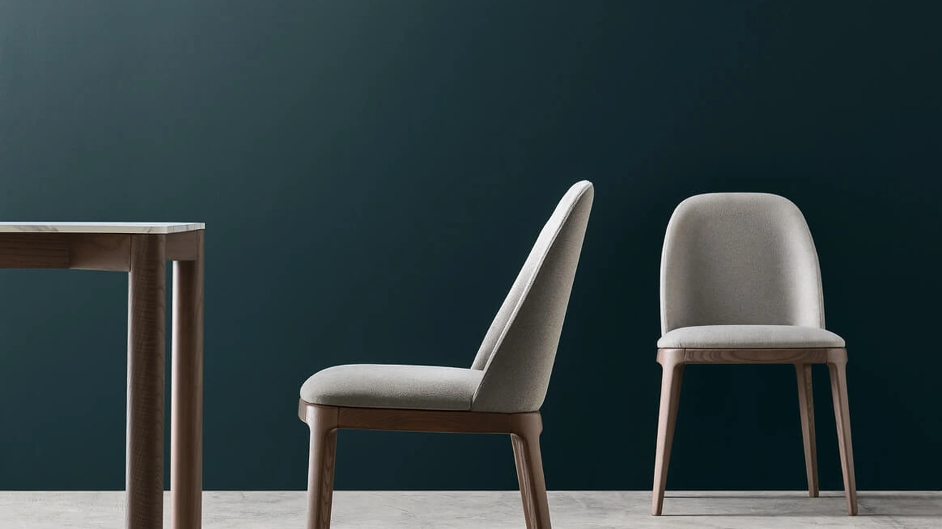 Sedia in tessuto imbottito Karol di Maronese