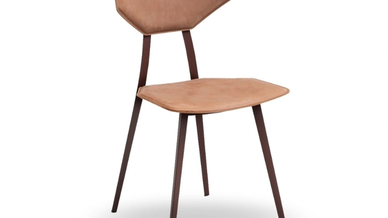 Sedia Tosca in cuoio di Midj